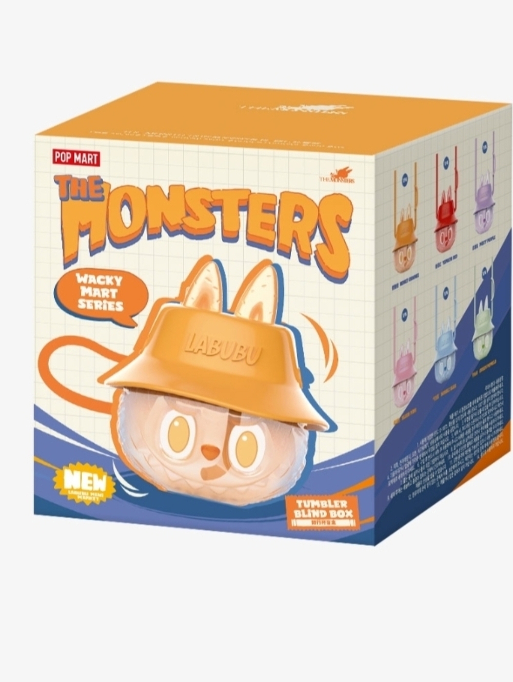 Pop Mart Labubu The Monsters Wacky Mart Series Tumbler Blind Boxes Single